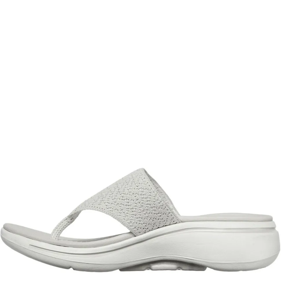 Skechers Womens Go Walk - Arch Fit Flip Flop Sandal