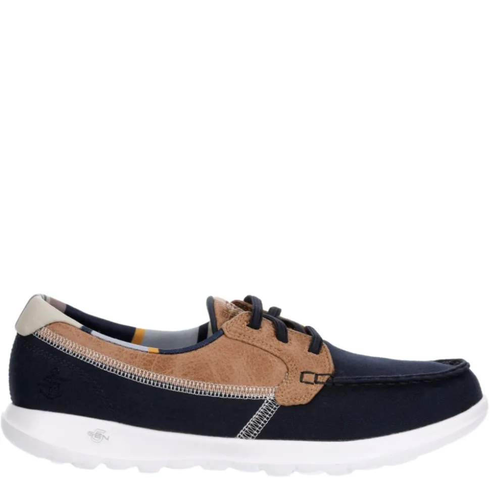 Skechers Womens Go Walk Lite Playa Vista Boat Shoe
