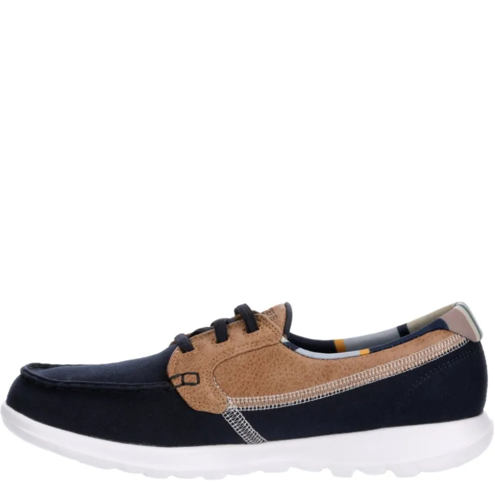 Skechers Womens Go Walk Lite Playa Vista Boat Shoe
