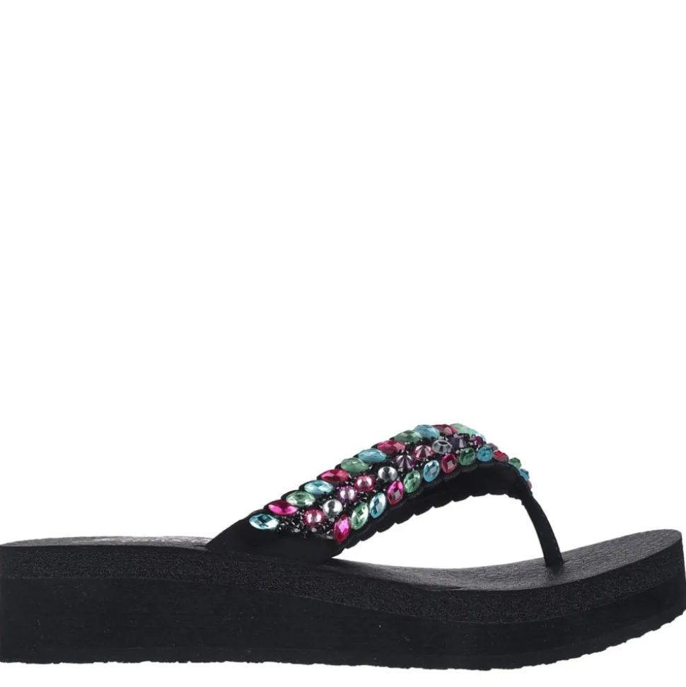 Skechers Womens Lovely Oasis Flip Flop Sandal