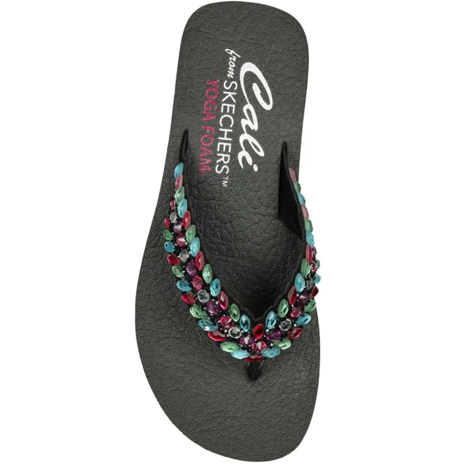Skechers Womens Lovely Oasis Flip Flop Sandal