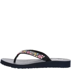 Skechers Womens Meditation Daisy Garden Flip Flop Sandal