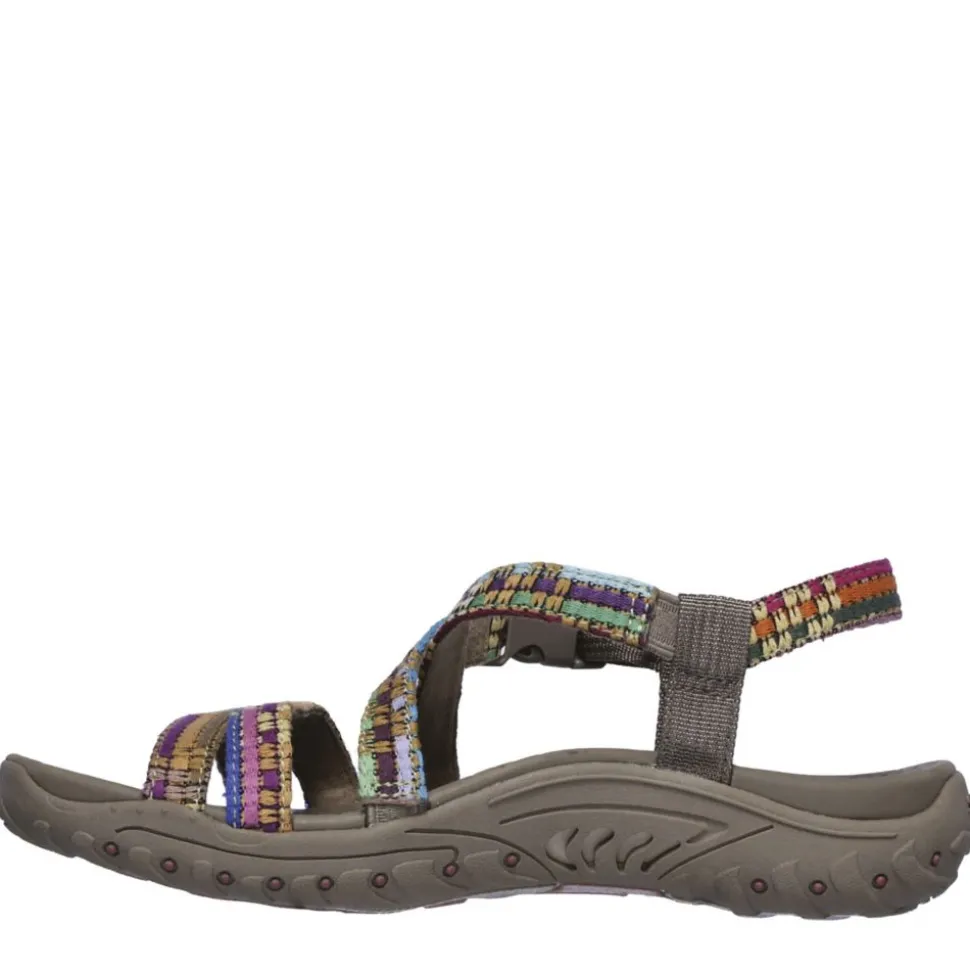 Skechers Womens Reggae Sew Me Outdoor Sandal