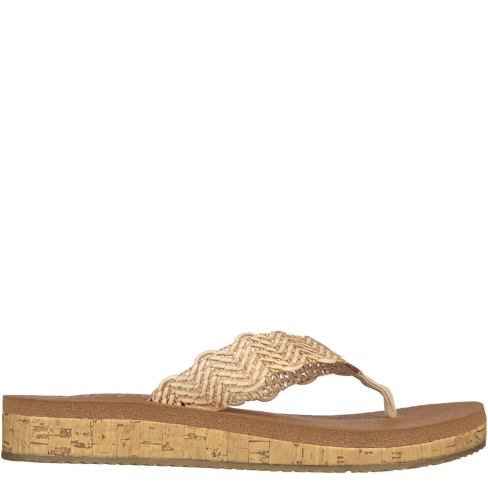 Skechers Womens Sandcomber Flip Flop Sandal