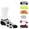 Sof Sole Boys Sport Balls No Show Socks 6 Pairs