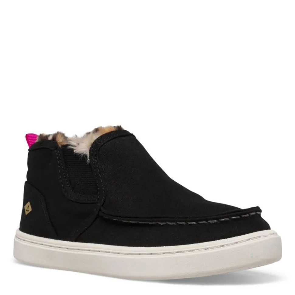 Sperry Girls Little-Big Kid Salty Mid Cozy Fur Boot