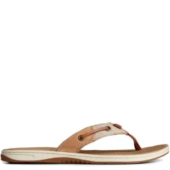 Sperry Womens Seafish Chambray Stripes Flip Flop Sandal
