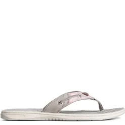 Sperry Womens Seafish Gingham Flip Flop Sandal