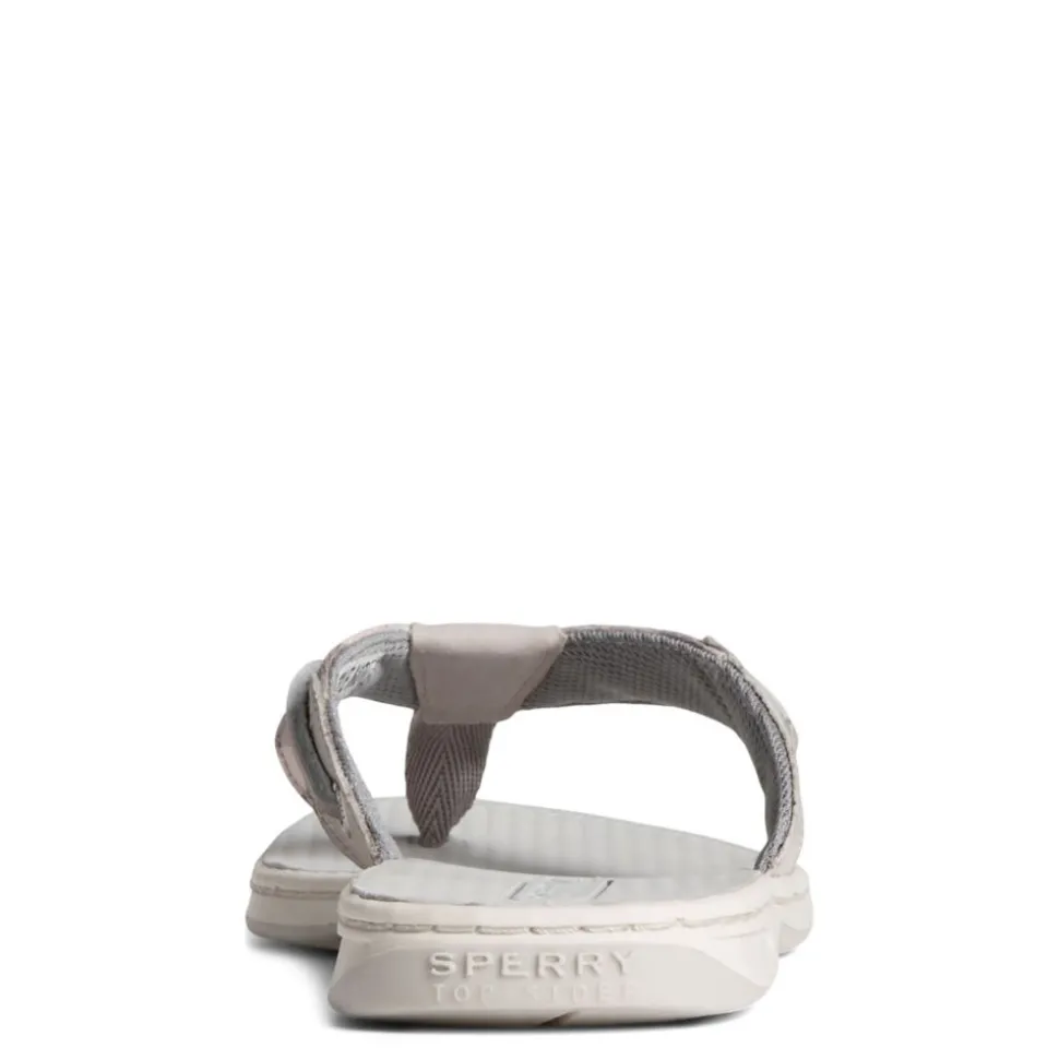 Sperry Womens Seafish Gingham Flip Flop Sandal