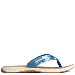 Sperry Womens Seafish Print Flip Flop Sandal