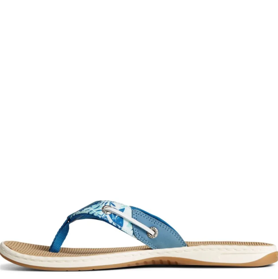 Sperry Womens Seafish Print Flip Flop Sandal