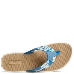 Sperry Womens Seafish Print Flip Flop Sandal