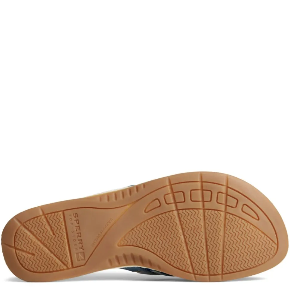 Sperry Womens Seafish Print Flip Flop Sandal
