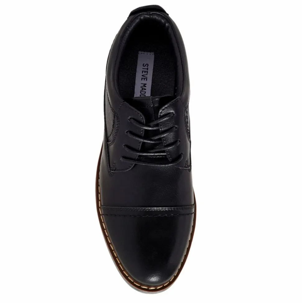 Steve Madden Boys Little-Big Kid Boliverr Dress Shoe