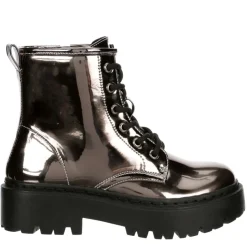 Steve Madden Girls Little-Big Kid Jrockk Combat Boot