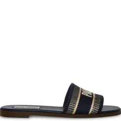 Steve Madden Womens Knox Flat Slide Sandal