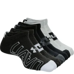 Under Armour Boys Essential Lite No Show Socks 6 Pairs