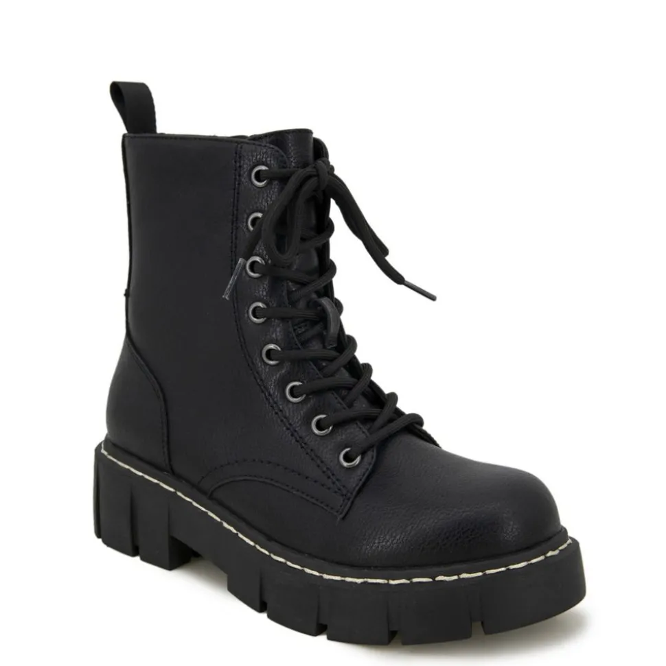 Unionbay Womens Lester Combat Boot