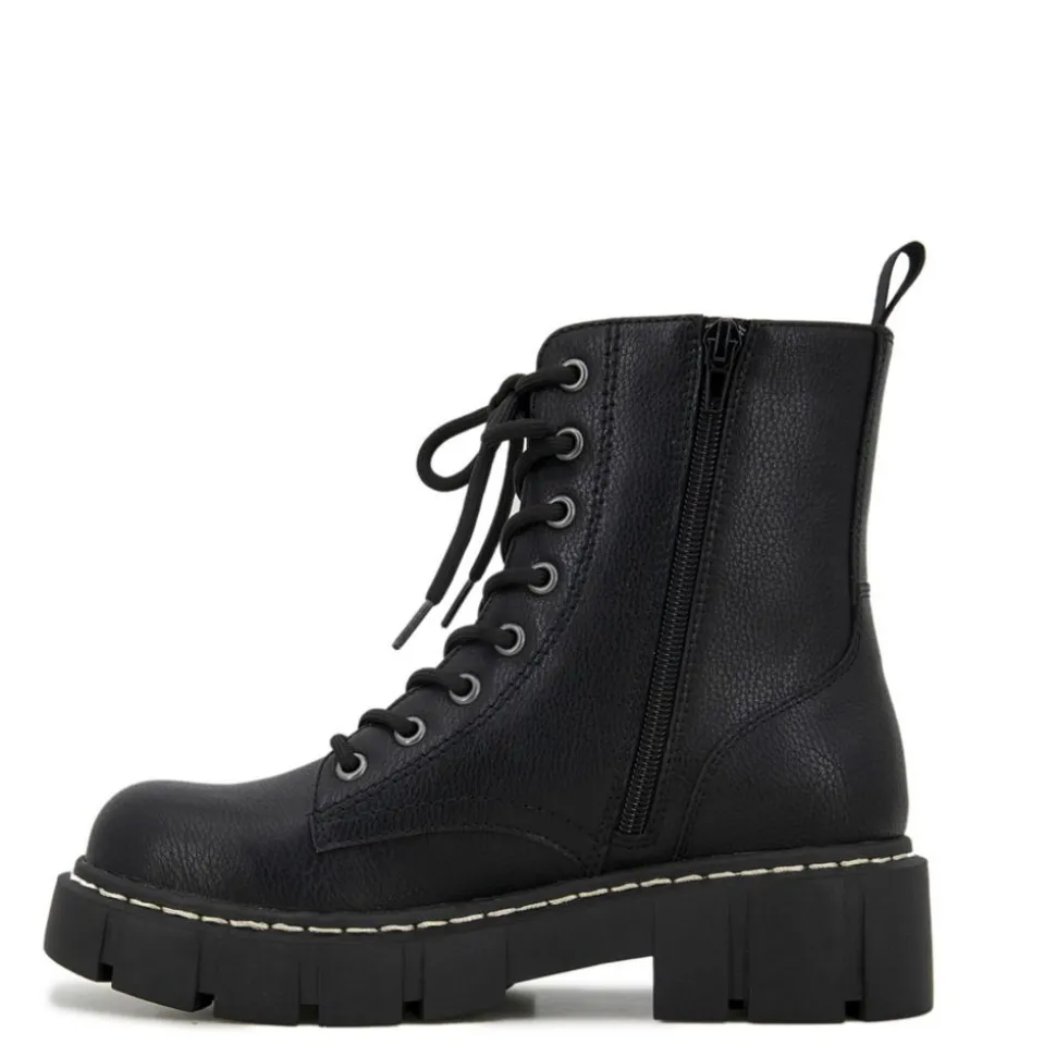 Unionbay Womens Lester Combat Boot