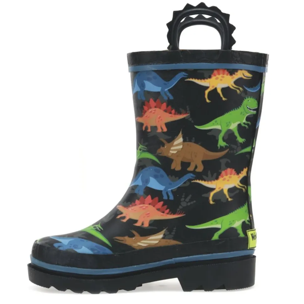 Western Chief Boys Infant Dino World Rain Boot