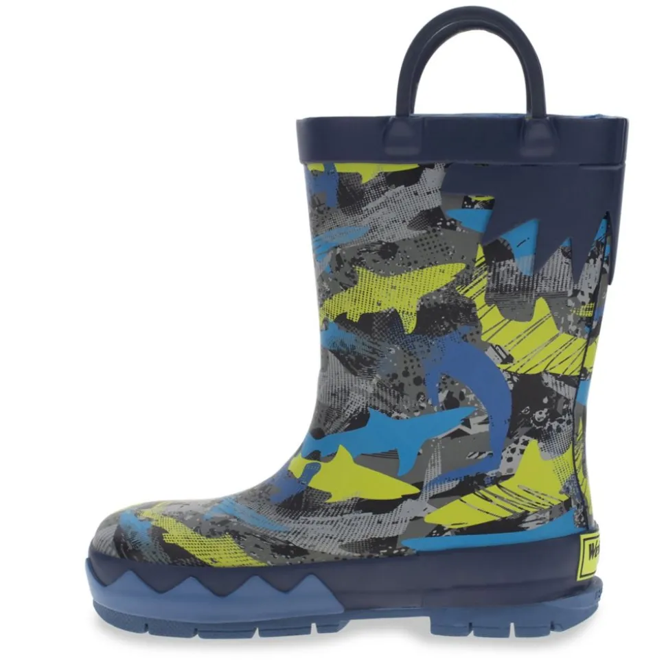 Western Chief Boys Sharky Frenzy Rain Boot