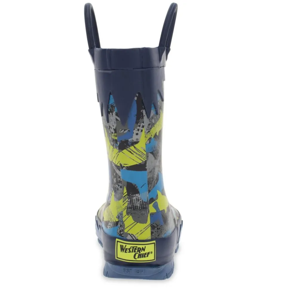Western Chief Boys Sharky Frenzy Rain Boot
