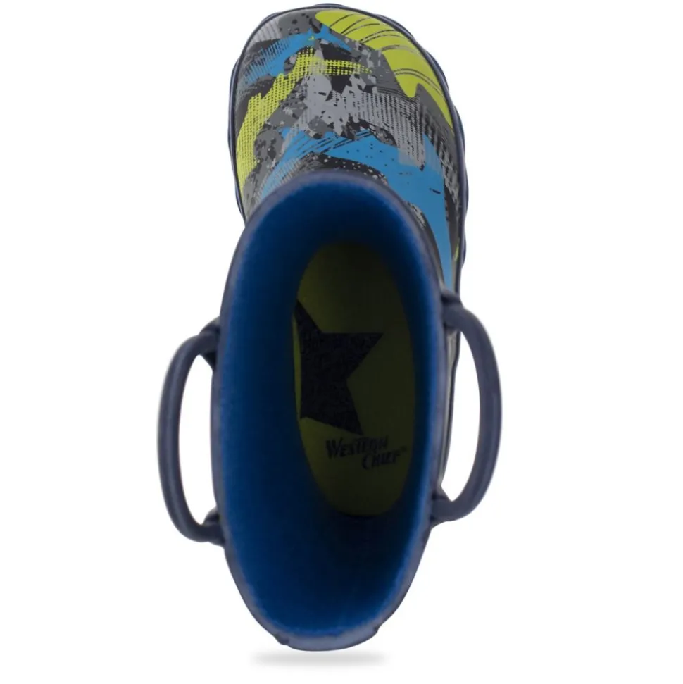 Western Chief Boys Sharky Frenzy Rain Boot
