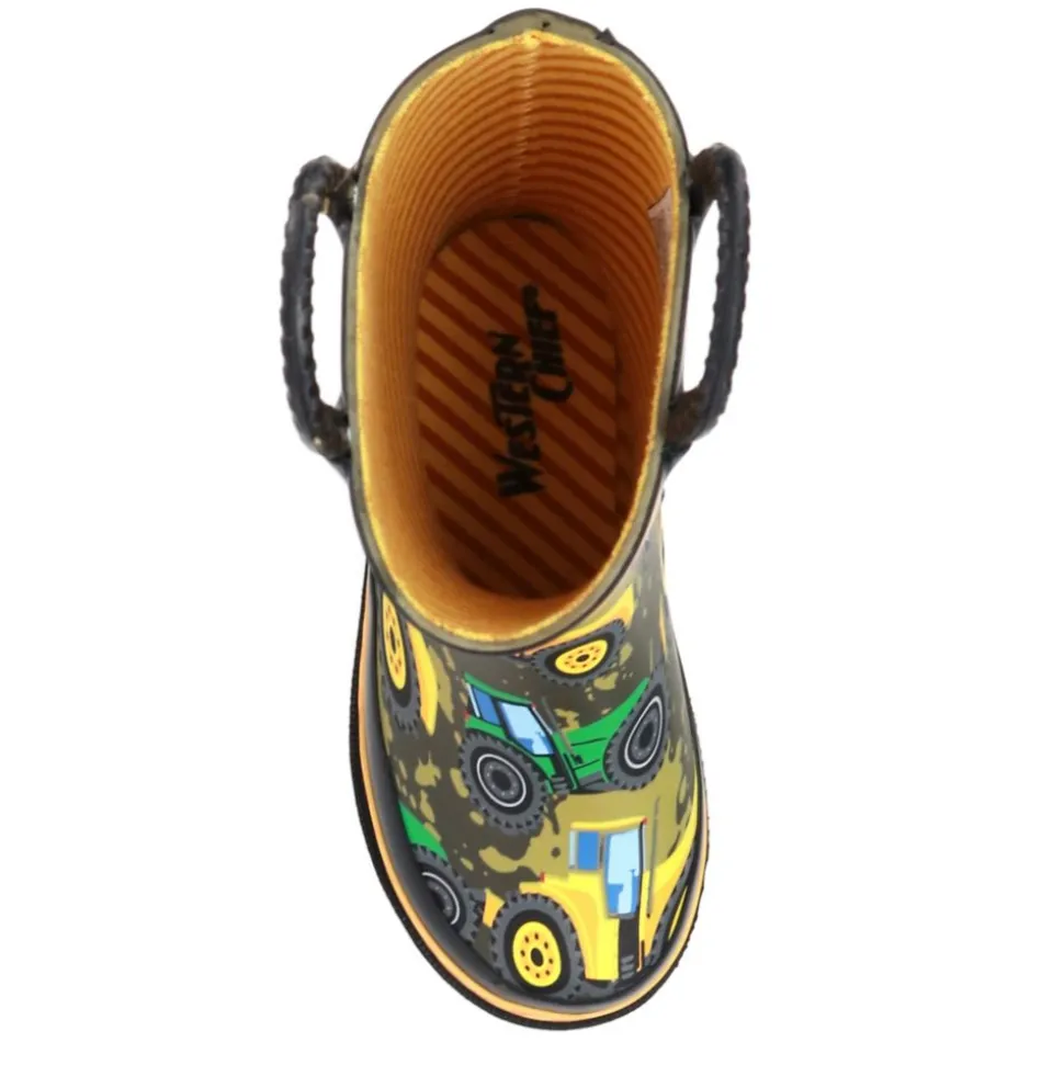 Western Chief Boys Toddler Tractor Tough Rain Boot