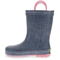 Western Chief Girls Toddler Jean Patch Rain Boot