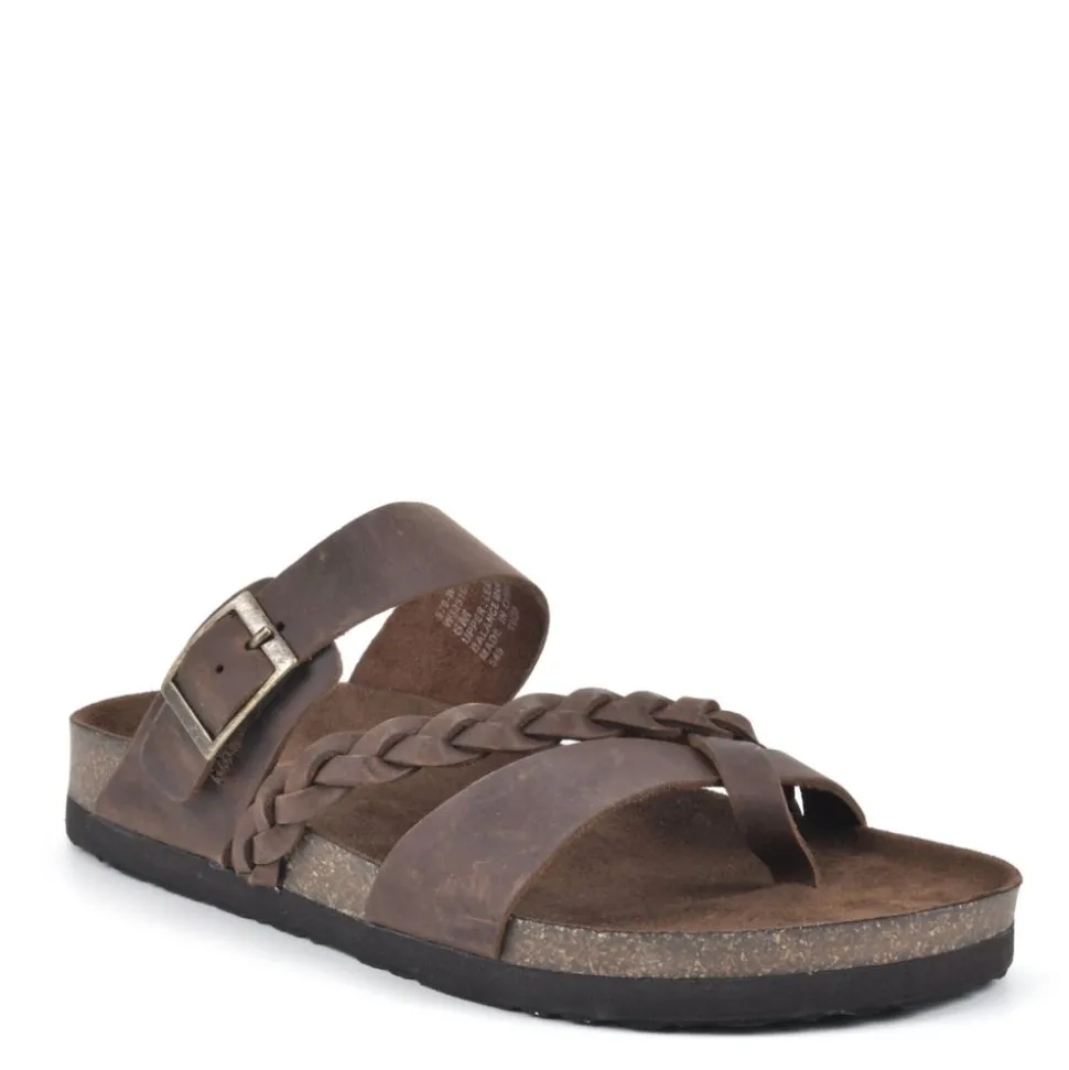 White Mountain Womens Hazy Footbed Sandal