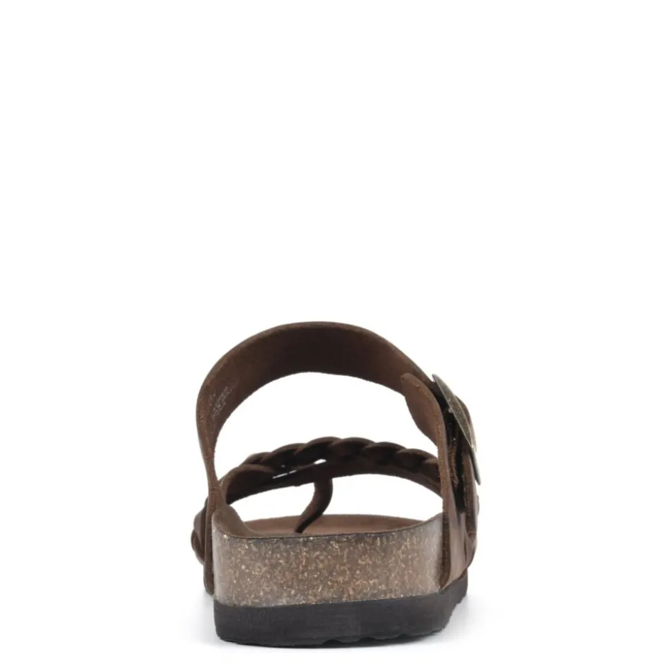White Mountain Womens Hazy Footbed Sandal